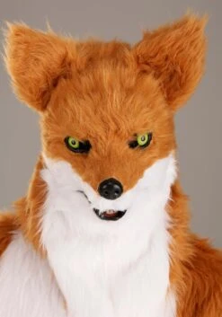 Fox Costume With Mouth Mover Mask For Adults -Halloween Costumes adult fox costume with mouth mover mask alt 3