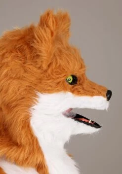 Fox Costume With Mouth Mover Mask For Adults -Halloween Costumes adult fox costume with mouth mover mask alt 4