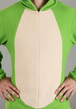 Frog Onesie Costume For Adults -Halloween Costumes adult frog onesie costume alt 3