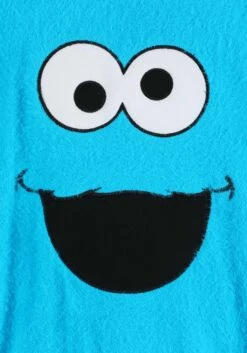 Adult Sesame Street Fuzzy Cookie Monster Oversized Sweater 13 Adult Sesame Street Fuzzy Cookie Monster Oversized Sweater -Halloween Costumes adult fuzzy cookie monster oversized sweater alt 4