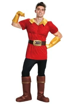 Disney Beauty And The Beast Men's Gaston Costume 14 Disney Beauty And The Beast Men's Gaston Costume -Halloween Costumes adult gaston costume alt 8