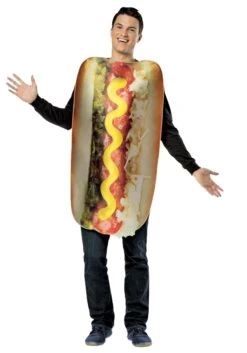 Get Real Loaded Hot Dog Costume For Adults