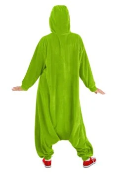 Ghostbusters Slimer Costume Onesie For Adults 7 Ghostbusters Slimer Costume Onesie For Adults -Halloween Costumes adult ghostbusters slimer costume onesie alt 2