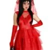 Ghostly Red Wedding Dress Costume For Women 1 Ghostly Red Wedding Dress Costume For Women -Halloween Costumes adult ghostly red wedding dress costume