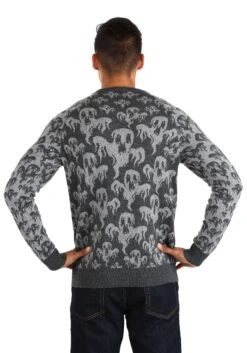 Ghoulish Ghosts Halloween Sweater -Halloween Costumes adult ghoulish ghosts halloween sweater alt3