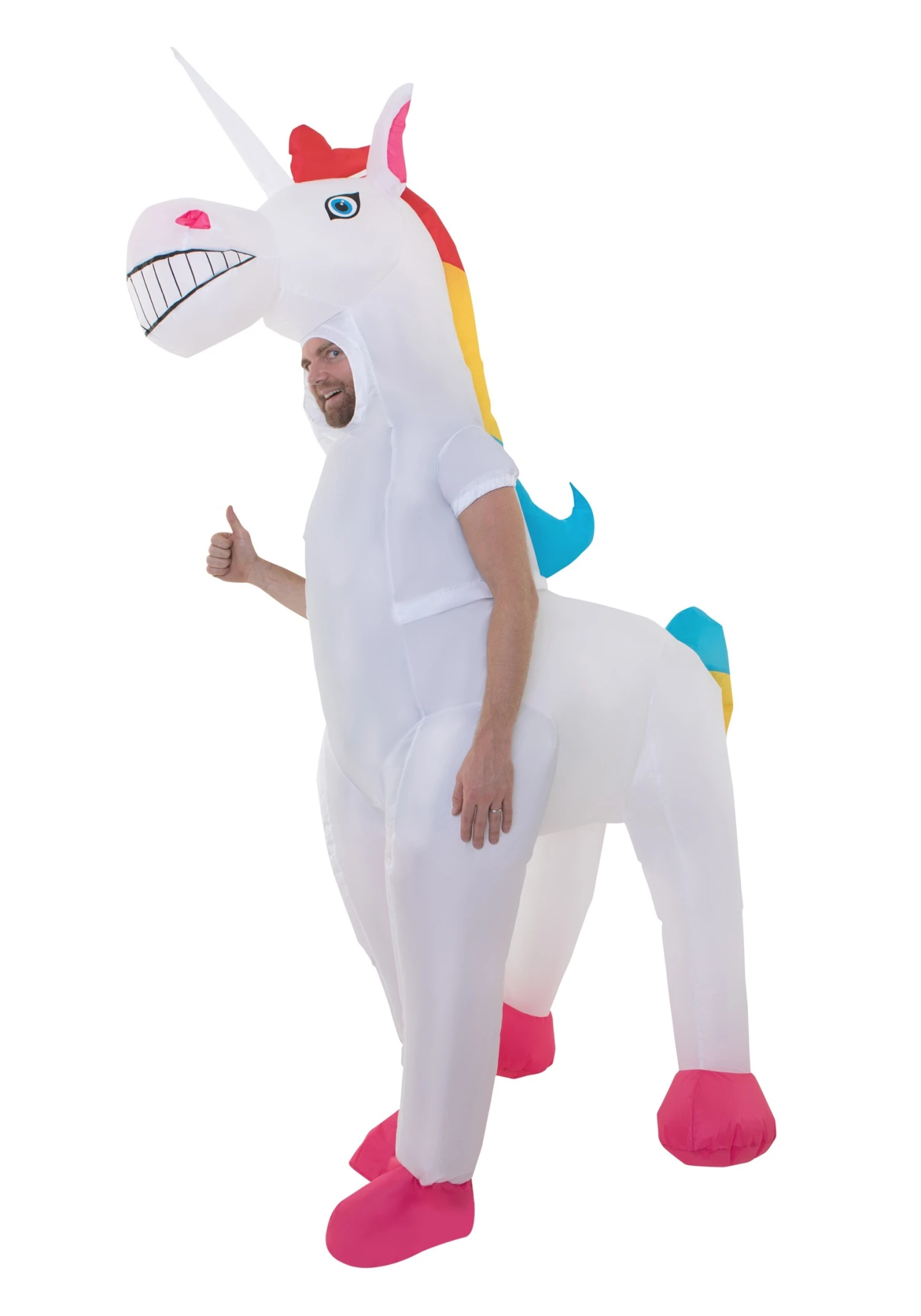 Adult's Giant Inflatable Unicorn Costume 3 Adult's Giant Inflatable Unicorn Costume