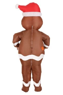 Gingerbread Inflatable Costume For Adults -Halloween Costumes adult gingerbread inflatable costume alt 1