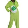 Adult Care Bears Good Luck Bear Costume Onesie 1 Adult Care Bears Good Luck Bear Costume Onesie -Halloween Costumes adult good luck bear care bears costume onesie