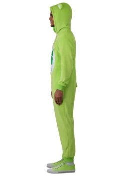 Adult Care Bears Good Luck Bear Costume Onesie 14 Adult Care Bears Good Luck Bear Costume Onesie -Halloween Costumes adult good luck bear care bears costume onesie alt 3