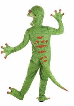 Green Gecko Costume For Adults -Halloween Costumes adult green gecko costume alt 1