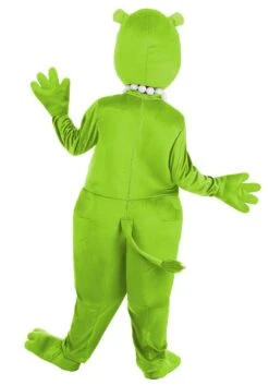 Hasbro Green Hungry Hungry Hippos Costume For Adults -Halloween Costumes adult green hungry hungry hippos costume alt 8