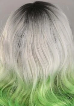 Gray And Green Ombre Wig For Adults -Halloween Costumes adult grey and green ombre wig 1