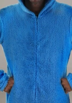Sesame Street Grover Jumpsuit Costume For Adults -Halloween Costumes adult grover costume alt 2