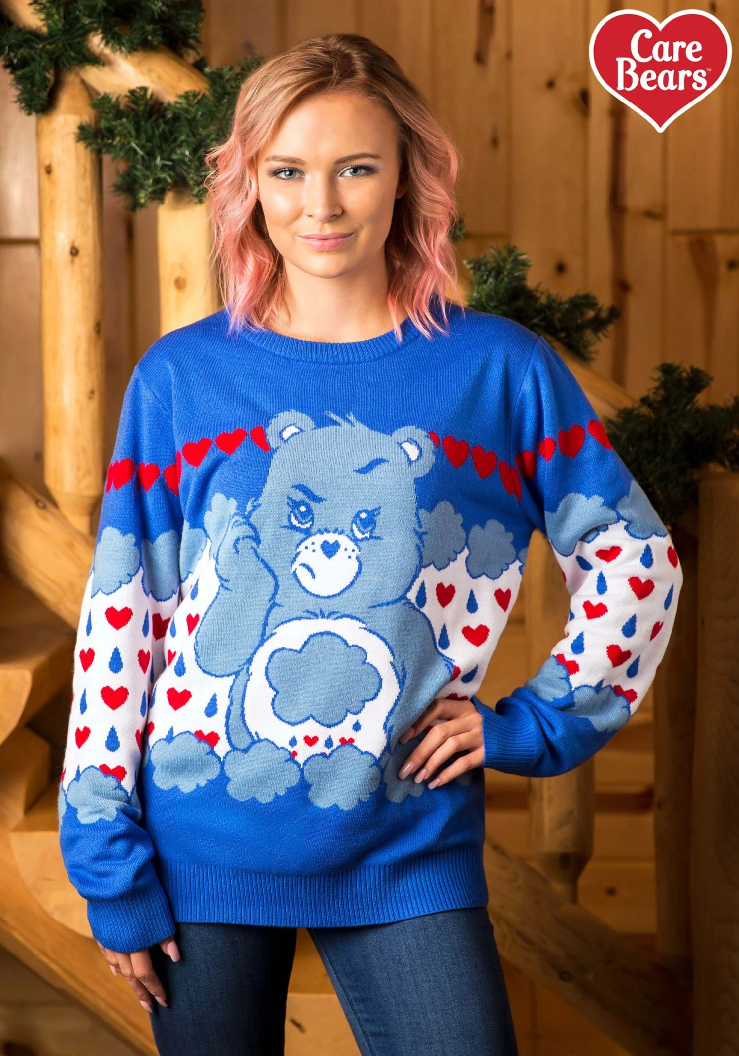 Grumpy Bear Adult Care Bears Ugly Christmas Sweater 6 Grumpy Bear Adult Care Bears Ugly Christmas Sweater - Image 4