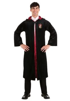 Harry Potter Adult Deluxe Gryffindor Robe -Halloween Costumes adult harry potter deluxe gryffindor robe 3