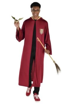 AMSCAN Adult Harry Potter Gryffindor Quidditch Costume Robe