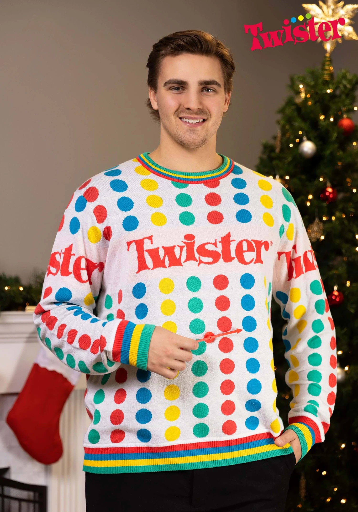 Adult Hasbro Twister Sweater 4 Adult Hasbro Twister Sweater - Image 2
