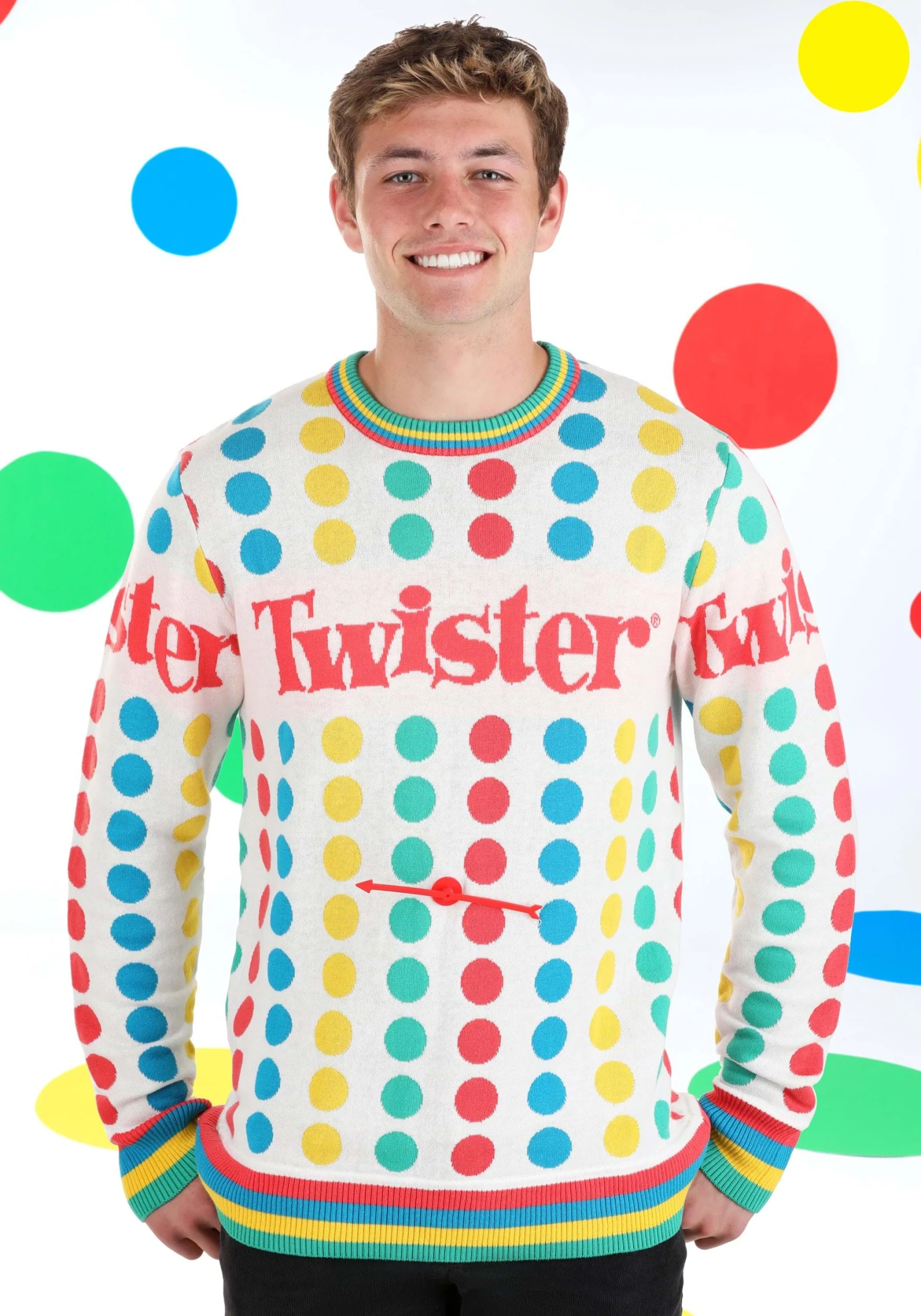 Adult Hasbro Twister Sweater 7 Adult Hasbro Twister Sweater - Image 5