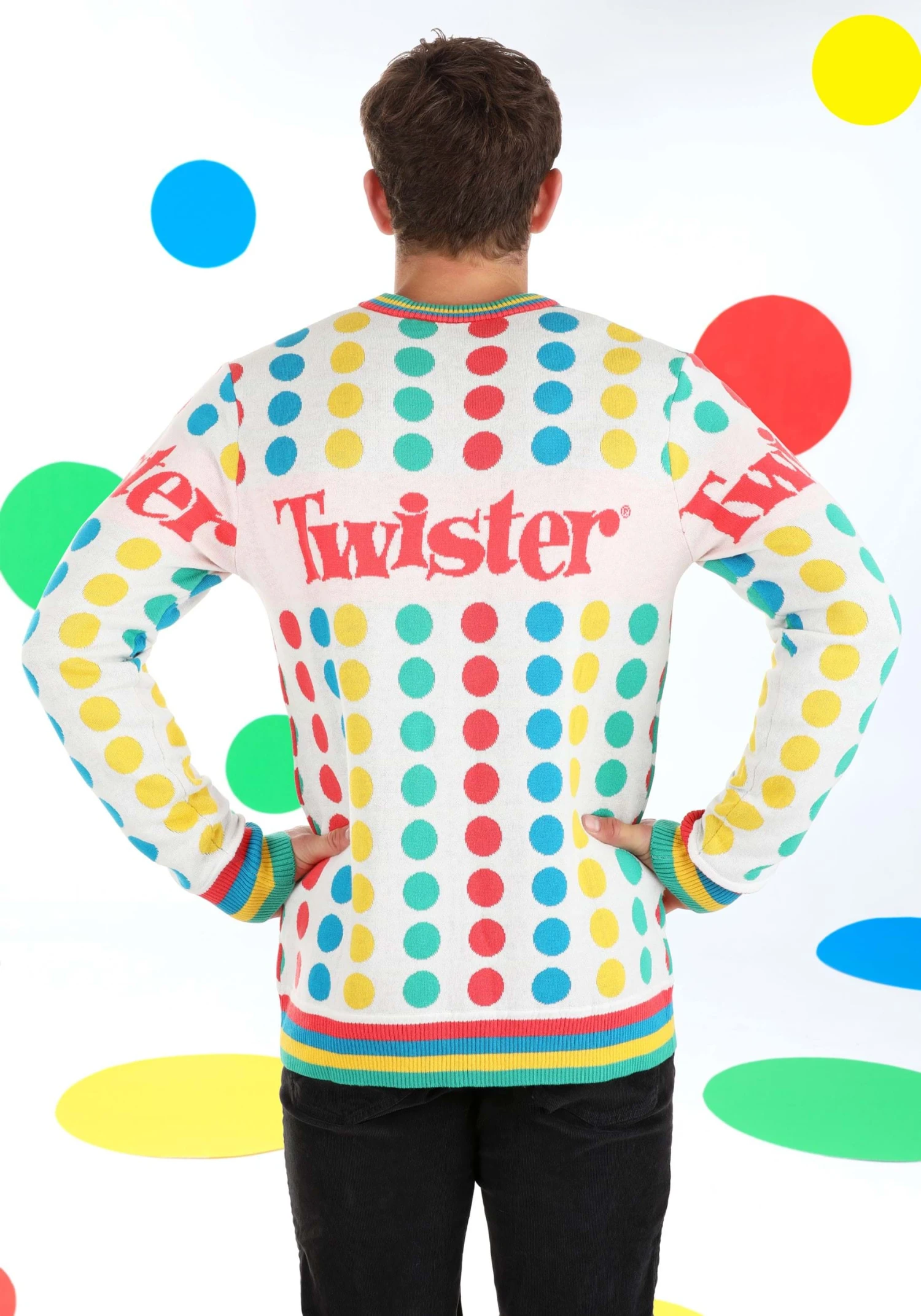 Adult Hasbro Twister Sweater 5 Adult Hasbro Twister Sweater - Image 3