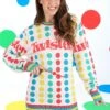 Adult Hasbro Twister Sweater -Halloween Costumes adult hasbro twister sweater