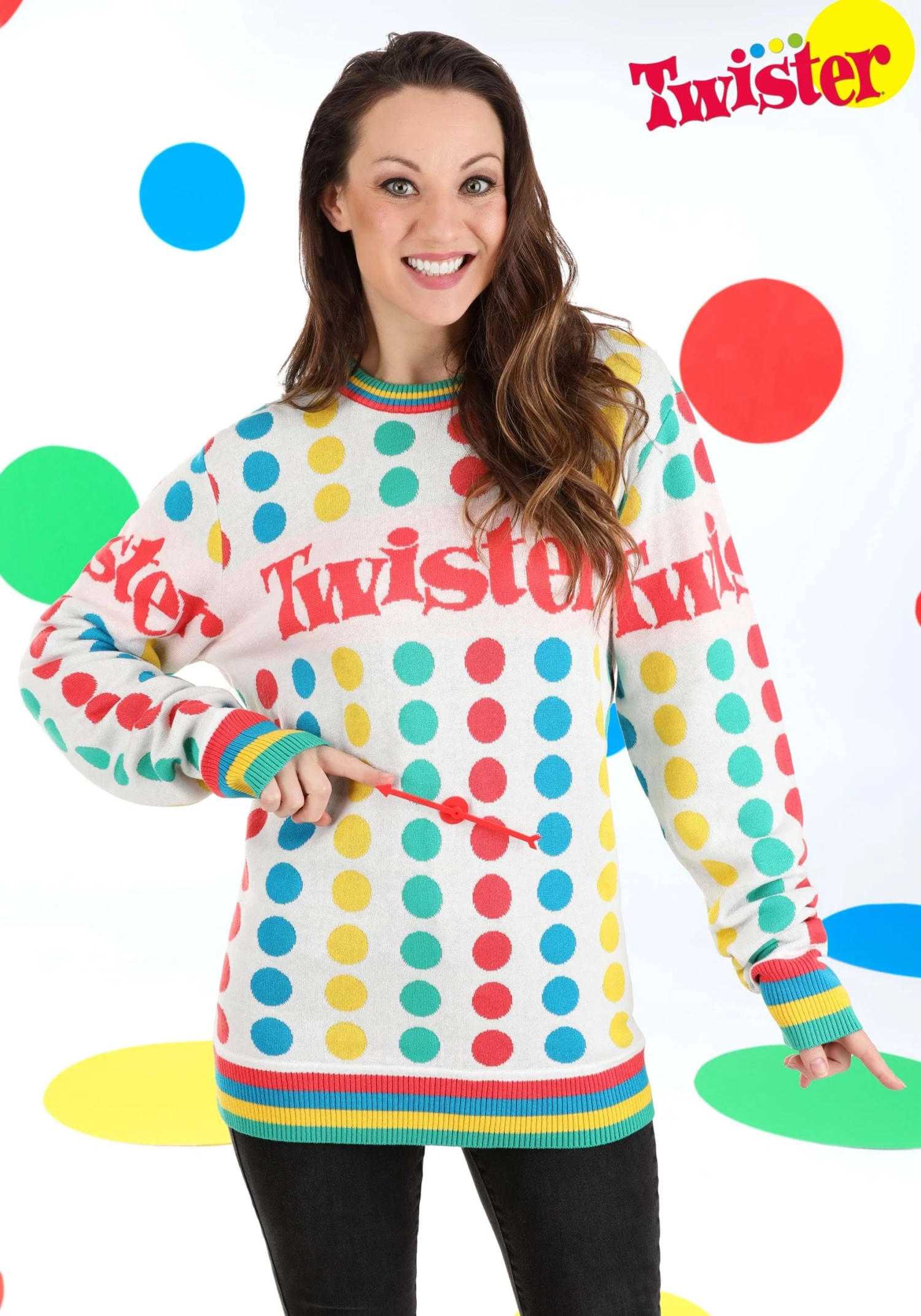 Adult Hasbro Twister Sweater 3 Adult Hasbro Twister Sweater