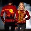 Haunted House Halloween Sweater For Adults -Halloween Costumes adult haunted house halloween sweater 1