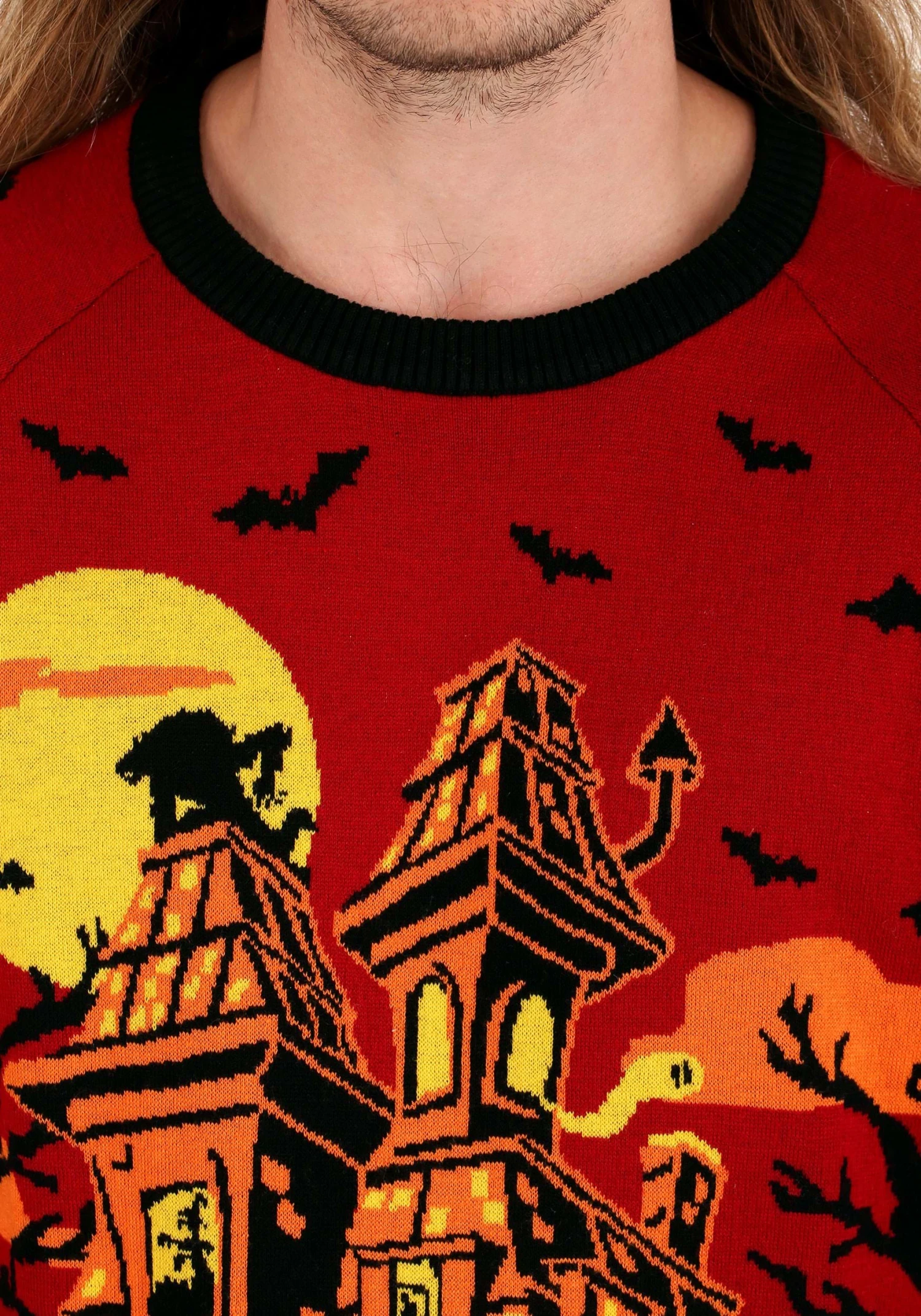 Haunted House Halloween Sweater For Adults 8 Haunted House Halloween Sweater For Adults - Image 6