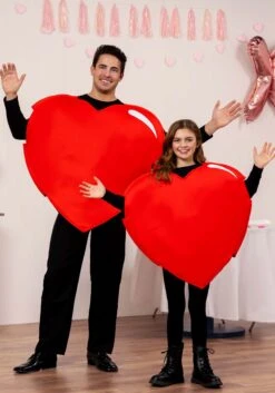 Adult Heart Costume -Halloween Costumes adult heart costume alt 2
