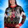 Heroic Pose Power Rangers Unisex Adult Sweater 1 Heroic Pose Power Rangers Unisex Adult Sweater -Halloween Costumes adult heroic pose power rangers unisex sweater