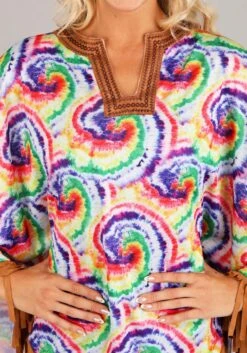 Hippie Poncho Sustainable Materials Costume For Adults 9 Hippie Poncho Sustainable Materials Costume For Adults -Halloween Costumes adult hippie poncho sustainable materials costume alt 3