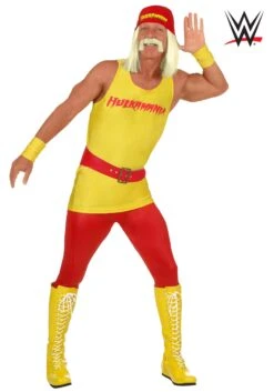 WWE Hulk Hogan Costume For Men -Halloween Costumes adult hulk hogan costume alt 2