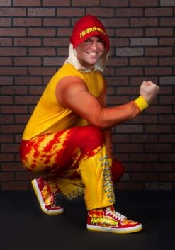 Hulk Hogan Adult Union Suit -Halloween Costumes adult hulk hogan union suit alt 2
