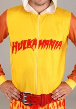 Hulk Hogan Adult Union Suit -Halloween Costumes adult hulk hogan union suit alt 6