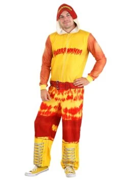 Hulk Hogan Adult Union Suit -Halloween Costumes adult hulk hogan union suit alt 8