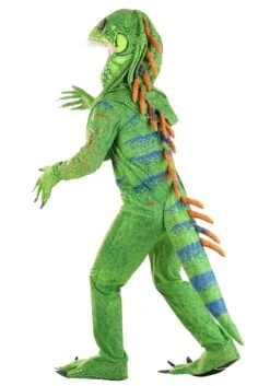 Green Iguana Costume For Adults -Halloween Costumes adult iguana costume alt 1