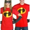 Incredibles Adult T-Shirt Costume 1 Incredibles Adult T-Shirt Costume -Halloween Costumes adult incredibles t shirt costume