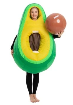 Inflatable Avocado Costume For Adults 18 Inflatable Avocado Costume For Adults -Halloween Costumes adult inflatable avocado costume alt 7