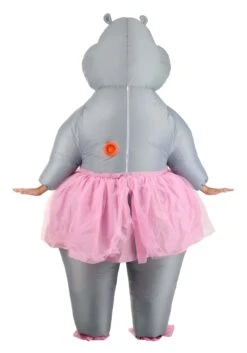 Adult Ballerina Hippo Inflatable Costume -Halloween Costumes adult inflatable ballerina hippo costume alt 5