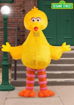 10 Foot Inflatable Sesame Street Big Bird Costume For Adults