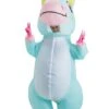 Inflatable Adult Blue Unicorn Costume -Halloween Costumes adult inflatable blue unicorn costume