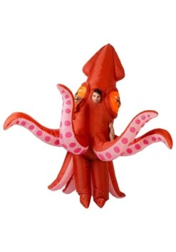 Inflatable Giant Squid Adult Costume -Halloween Costumes adult inflatable giant squid costume alt 2