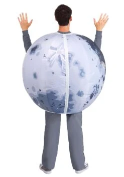 Inflatable Moon Costume For Adults -Halloween Costumes adult inflatable moon costume alt 1