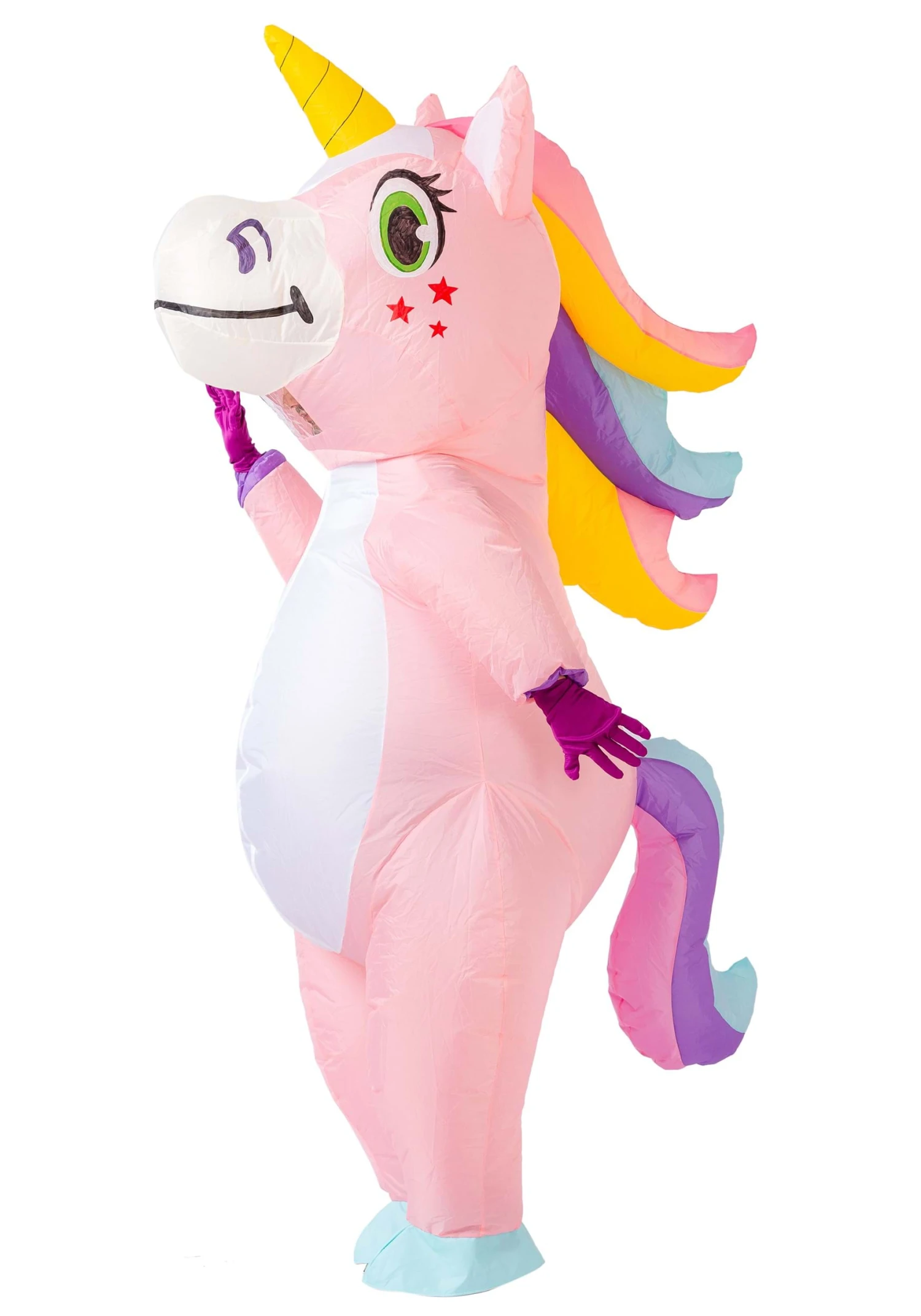 Inflatable Pink Unicorn Costume For Adults 7 Inflatable Pink Unicorn Costume For Adults - Image 5