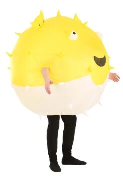 Inflatable Puffer Fish Costume For Adults -Halloween Costumes adult inflatable puffer fish costume alt 1