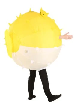 Inflatable Puffer Fish Costume For Adults -Halloween Costumes adult inflatable puffer fish costume alt 6