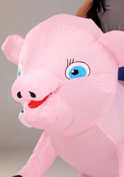 Ride On Pig Inflatable Adult Costume 10 Ride On Pig Inflatable Adult Costume -Halloween Costumes adult inflatable ride on pig costume alt 2