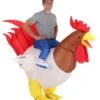 Inflatable Ride-On Adult Rooster Costume 1 Inflatable Ride-On Adult Rooster Costume -Halloween Costumes adult inflatable ride on rooster costume