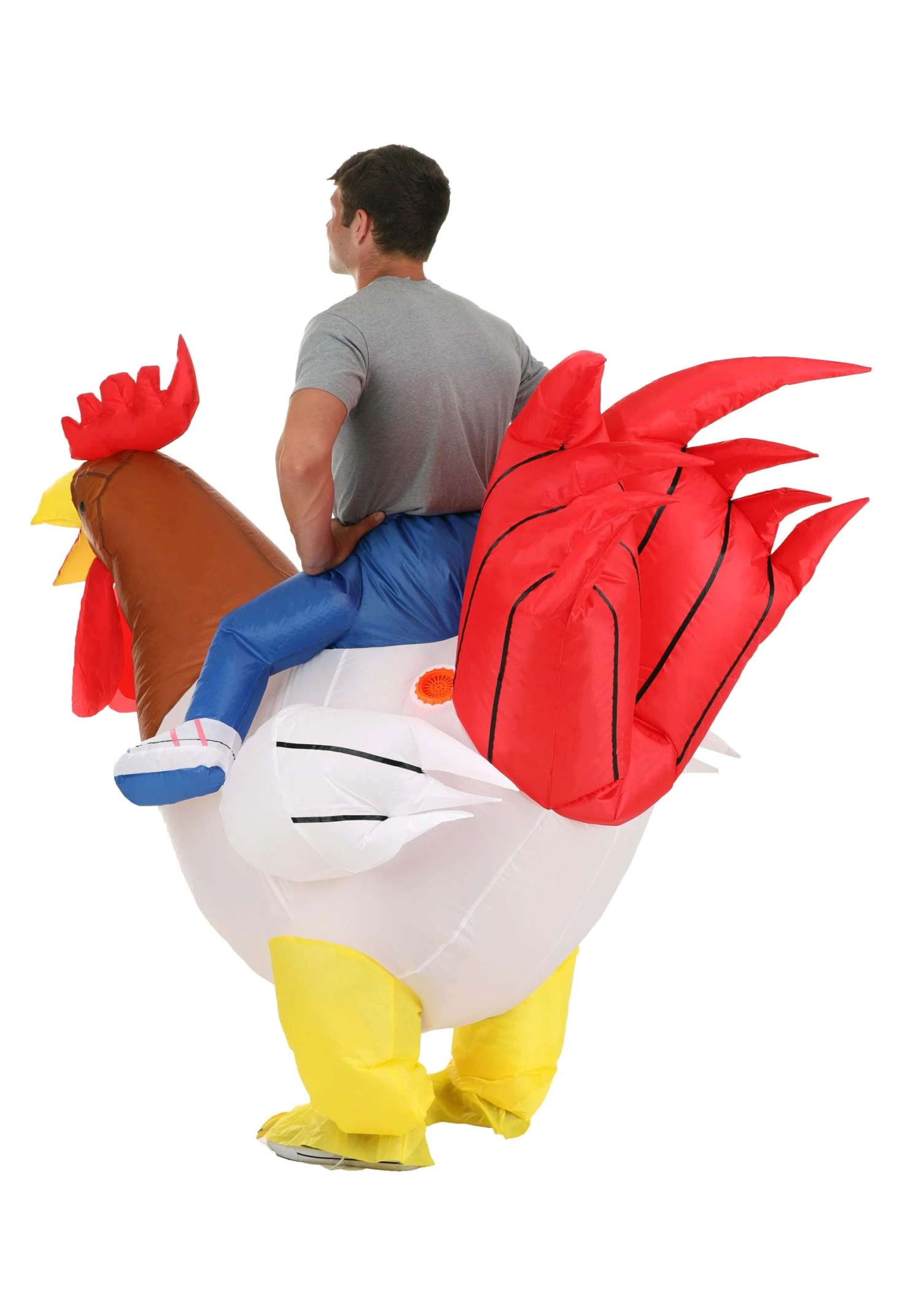Inflatable Ride-On Adult Rooster Costume 8 Inflatable Ride-On Adult Rooster Costume - Image 6