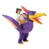 Adult Inflatable Riding-A-Pteranodon Costume -Halloween Costumes adult inflatable riding a pteranodon costume