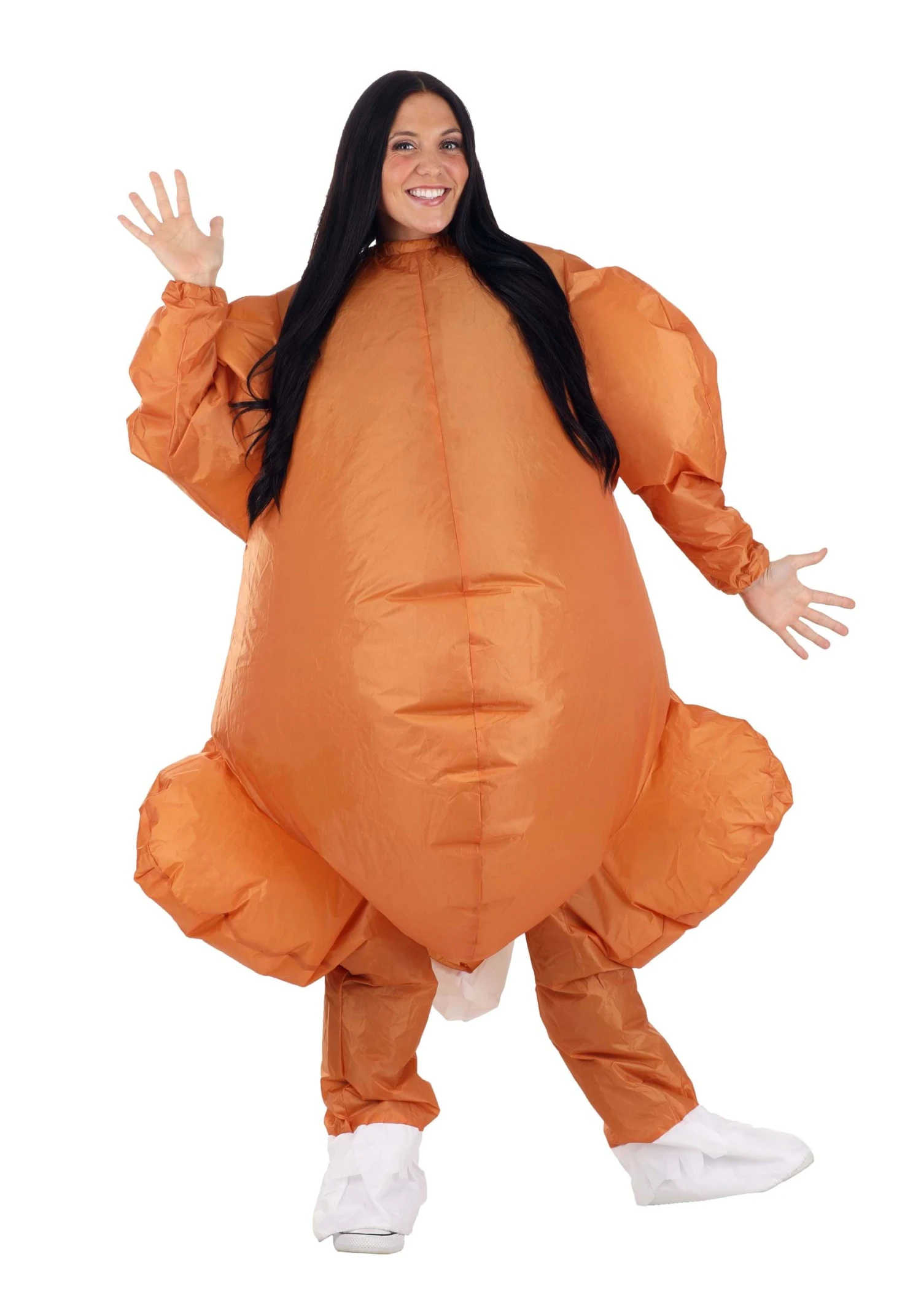 Inflatable Roast Turkey Adult Costume 3 Inflatable Roast Turkey Adult Costume